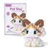Scosloo Micro Mini Building Blocks Cat Series, Animals Model Toy Party Favors for Kids, Creative Building Blocks, Birthday Gift for Boy Girl Ages 6-12+ (Ragdoll)