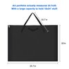 ZKOO Art Portfolio Bag, 18 Inches by 24 Inches, Black Carrying Storage Case for Poster, Sketching, and Drawing (BLACK, 18"*24")
