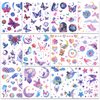 Ozepao Glitter Temporary Tattoos for Girls, 12 Sheets of Mixed Butterfly, Fairy, Mermaid Tattoo Stickers for Kids, Waterproof Fake Tattoos for Birthday Party Favors and Supplies