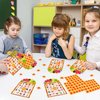 JUESMOS Thanksgiving Bingo Game for Kids Adults Fall Thanksgiving Games Bingo Cards 24 Players Turkey Bingo Game Cards Thanksgiving Game Supplies for School Classroom Family Activities Party Favors