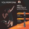 Active Ankle AS1 Pro Lace Up Ankle Brace, Ankle Support with Laces for Men & Women, Protection & Sprain Support for Volleyball, Rugby, Basketball, Low Profile, Black, Medium