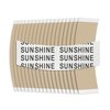Sunshine Tape Sunshine Hairpiece Wig Tape (108 Pieces) - Back Curve - Double Sided Adhesive Tape for Toupee Lace Front Wig Strong Hold Waterproof Strips
