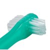 Vakly Denture Brush [Pack of 10] Individually Bagged Denture Brushes with Hard Firm Flat Bristled Heads for Cleaning Dentures, Retainers, False Teeth, Clear Braces, and Mouth Guards