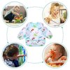 Accmor 4 Pack Long Sleeve Baby Bibs, Waterproof Sleeved Bib, Toddler Soft Bib for 6-24 Months