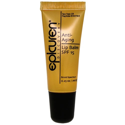Epicuren Discovery Anti-aging Lip Balm SPF 15, Tea Tree, 0.25 oz.