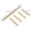 Parakeet Perch,Bird Natural Wood Stand,Parrot Cage Top Wooden Branches for Standing,Toys for Small Medium Parrots Conure Budgie Lovebirds
