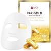 SNP 24K Gold Ampoule Sheet Mask | Aging Prevention Face Mask | For Tightening, Hydrating, and Brightening | Korean Skin Care | Overnight Face Masks | Moisturizing Sheet Mask | 10 Sheets