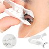 White False Eyelashes Clip- 5g Portable Magnetic Eyelash Applicator Set| Easy to Use Lash Applicator Tool Kit| Applicator Magnetic Lashes Kit for Lounging, Home,Travel and Business Trips，False Lashes