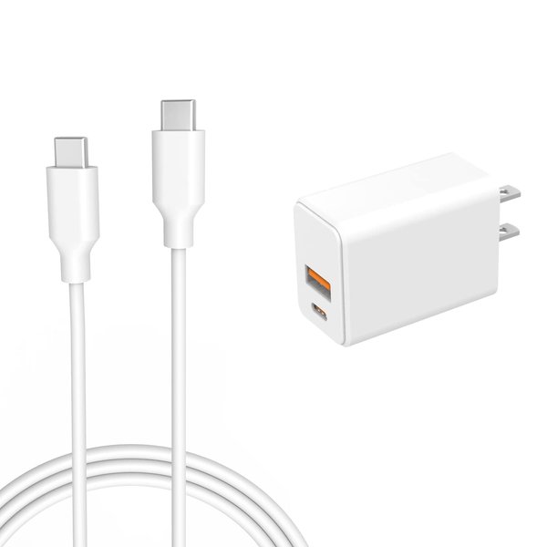 PD 30W Dual Port Fast Charger Compatible with Google Pixel 8 8 Pro, 7 7a 7 Pro, Pixel Tablet, Pixel Fold, Pixel 6 6 Pro 6a 5G 2023 Phone Wall Charging Block Plug Power Supply Adapter