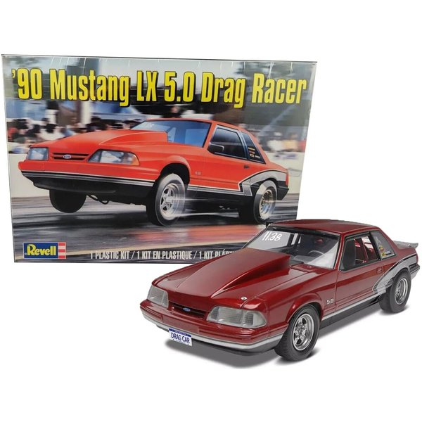 Level 5 Model Kit 1990 LX 5.0 Drag Racer 1/25 Scale Model by Revell 85-4195