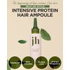 JENNYHOUSE Intensive Protein Ampoule - Deep Conditioning Treatment for Damaged Hair - Protein Hair Serum with Keratin & Wheat Extracts for Repair of Damaged Hair - Sandalwood & Rose Scent, 3.38 fl.oz.