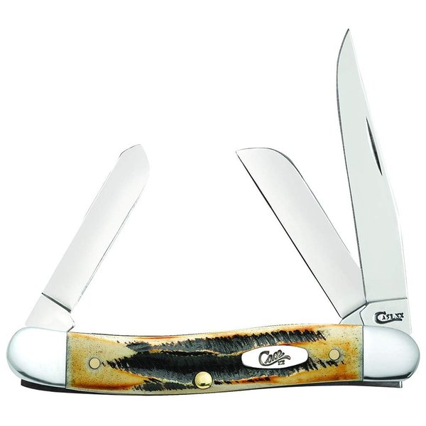 Case WR XX Pocket Knife 6.5 Bonestag Medium Stockman Item #3578 - (6.5318 SS) - Length Closed: 3 5/8 Inches