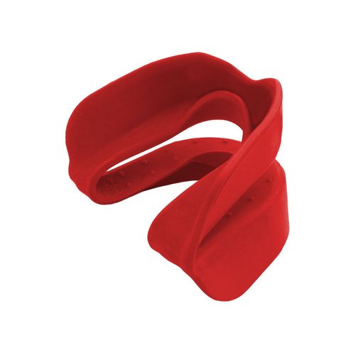 Kid's Comfort PRO Youth Double Sports Mouth Guard Wear with or Without Braces (Red)