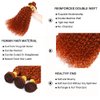 18 20 22 Inch Ginger Orange Bundles Color 350 Curly Wave Human Hair Bundles Ginger Bundles Human Hair Orange Kinky Curly Bundles Remy Hair Color 350 Bundles
