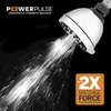 Waterpik PowerPulse Therapeutic Massage Shower Head, No Size, Chrome, XAS-613E