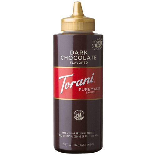 Torani Dark Chocolate Sauce, 16.5 oz