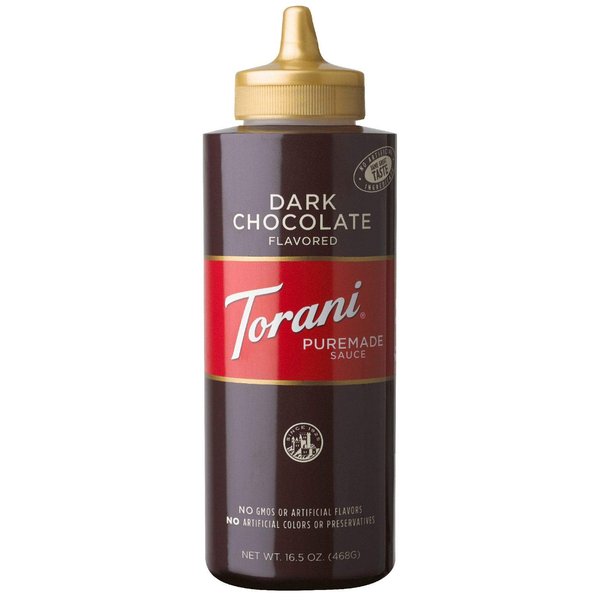 Torani Dark Chocolate Sauce, 16.5 oz