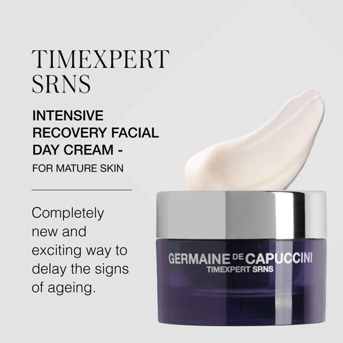 Germaine de Capuccini Intensive Recovery Day Cream | Timexpert Lift SRNS | Anti-aging Face Moisturizer for Mature Skin to Treat Wrinkles | 1.7 Oz