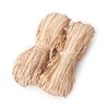 100g Natural Raffia Paper Ribbon, Raffia Ribbon Perfect for Crafts Weaving or Bouquets Decoration, Christmas Raffia Gift Wrap Ribbon Total 2 x 50g