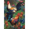 Cobble Hill 1000 Piece Puzzle - Roosters - Sample Poster Included