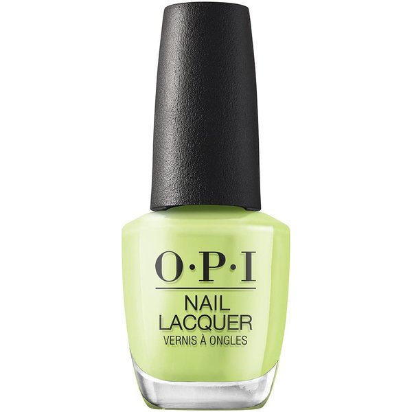 OPI Nail Lacquer, Opaque & Vibrant Crème Finish Green Nail Polish, Up to 7 Days of Wear, Chip Resistant & Fast Drying, Summer 2023 Collection, Summer Make the Rules, Summer​ Monday-Fridays, 0.5 fl oz