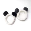 Co-link 2pcs Fashion Face Wash Panda Animal Ears Hair Band Panda Elastic Headbands for Girls Makeup Face Washing Headband Hairdo Facial Mask Hairband Hair Accessory