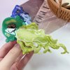 Fantasy Jellyfish Hair Clip,Acetate Hair Clip,Small Claw Clip for Women,Green