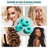 Oneleaf C-type hair curls, fluffy hair, no heat, curls, no harm to hair, sleep, curls, portable hair curlers-Green