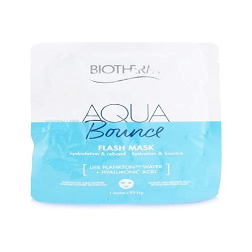 Biotherm Aqua Super Mask Bounce Cloth Mask, Moisturising Face Mask with Life Plankton and Hyaluronic Acid, Nourishing Cloth Mask for a Strengthened and Hydrated Skin Feeling, 1 x 31 g