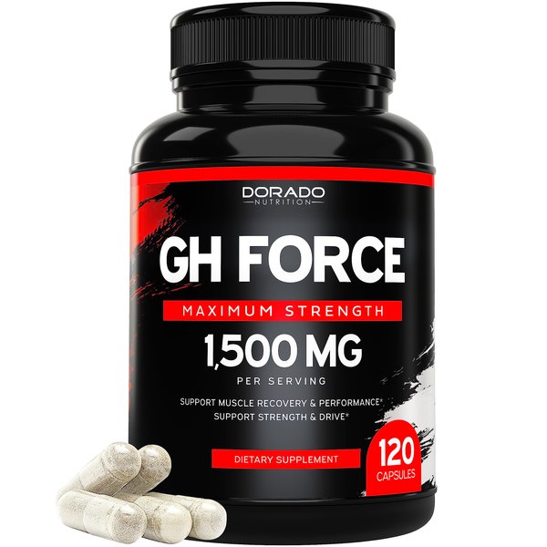 HGH Supplements for Men & Women (120 Count) 1500mg Support Muscle Growth & Healthy Levels of Human Growth Hormone for Men, Promote Healthy Muscle & Recovery For Men Post Workout Supplement - USA Made