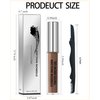 Waterproof Tinted Brow Gel-Long Lasting Smudgeproof Liquid Eyebrow Makeup,Eyebrow Mascara Tinted Brow Glue,Eye Brow Filler,Volumizing Enhance Brow Mascara,With Brow Razor Brush,Gift for Women-Blonde