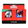 Lexmark (#23/#24 18C1571 Black and Color Ink Cartridge Combo Pack