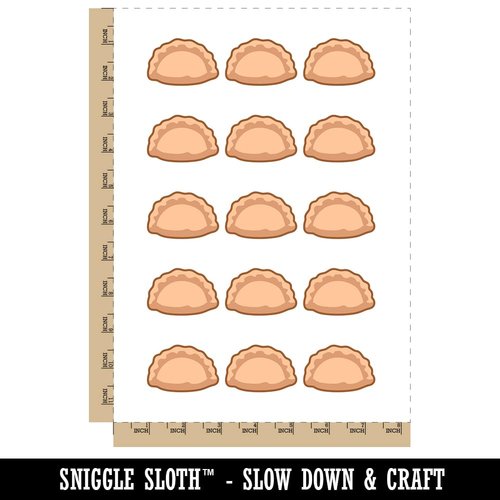 Pierogi Delicious Dumpling Temporary Tattoo Water Resistant Fake Body Art Set Collection - 15 2" Tattoos (1 Sheet)