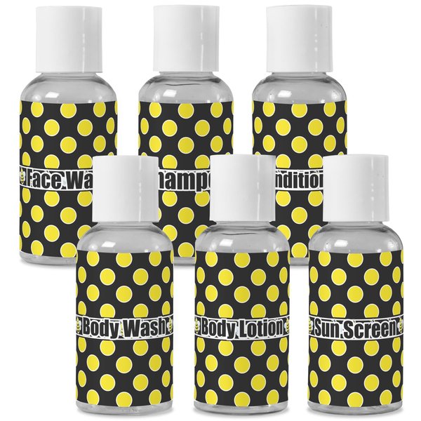 YouCustomizeIt Personalized Bee & Polka Dots Travel Bottles