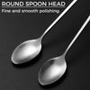 10pcs coffee ice cream bartender long handled spoon stirrer bar spoon cocktail mixing tool, reusable small flavor mixing spoon milkshake cold drink rotation