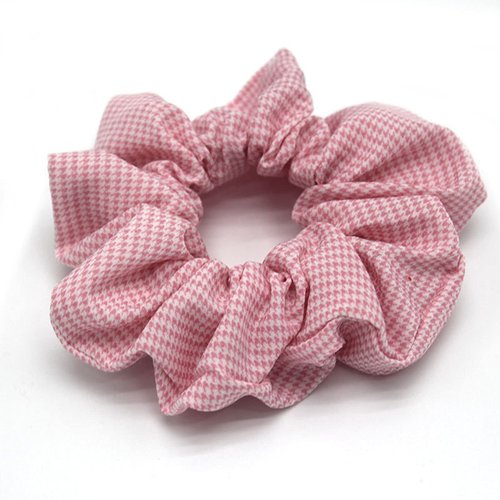 Scrunchies for Hair, 6 Packs Hair Scrunchies for Women Cotton Bandana Scrunchies, Soft Scrunchy Hair Bands Hair Scrunchies (Houndstooth Series)