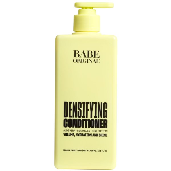 BABE ORIGINAL Locks Densifying Hair Conditioner, Thinning Hair Solution, Promotes Thickness and Prevents Hair Loss, for Fuller, Thicker Hair, Cruelty Free, 13.5 fl oz