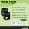 GreenIVe Virgin Mango Butter 100% Pure Raw Creamy All Natural Skin Moisturizer Unrefined (8 Ounce Jar)