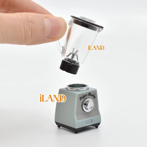 iLAND Miniature Dollhouse Accessories on 1:12 Scale, Dollhouse Kitchen Accessories of Mini Blender & Kitchen Scale