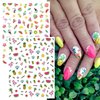 TailaiMei Summer Nail Decals Stickers, Self-Adhesive DIY Design Nail Art Decorations (12 Sheets)