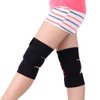 CTHOPER 1Pair Self Heating Knee Brace Sleeve, Adjustable Tourmaline Magnetic Therapy Knee Pad Support with Open Patella Stabilizer