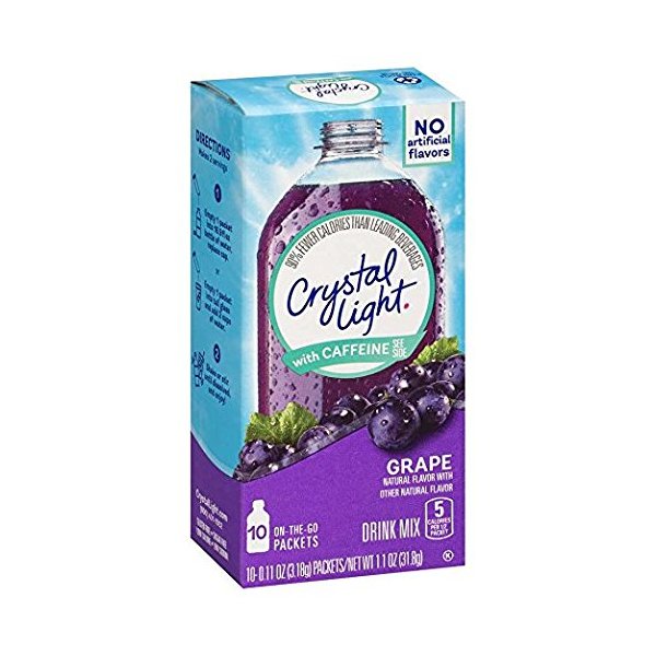 Crystal Light Grape Flavor Drink Mix 10ct (Pack of 3)