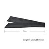 YTBYT Wig Grip Band Soft Satin Scarf Fashion Headbands for Lace Frontal Wigs Fixing Makeup Sports Yoga Facial (2 Pieces Black)