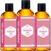 Leven Rose Rosehip Seed Oil for Face 16 oz - Pure Rosehip Oil for Face - Unrefined Cold Pressed Rosehip Oil for Body - Nighttime Face Moisturizer for Hair, Skin & Nails