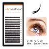 Bottom Lash Extension J Curl 0.15mm Mix5-7mm 5mm 6mm 7mm Black Color Lower Lash Extensions (Mix5-7mm 0.15 J Curl)