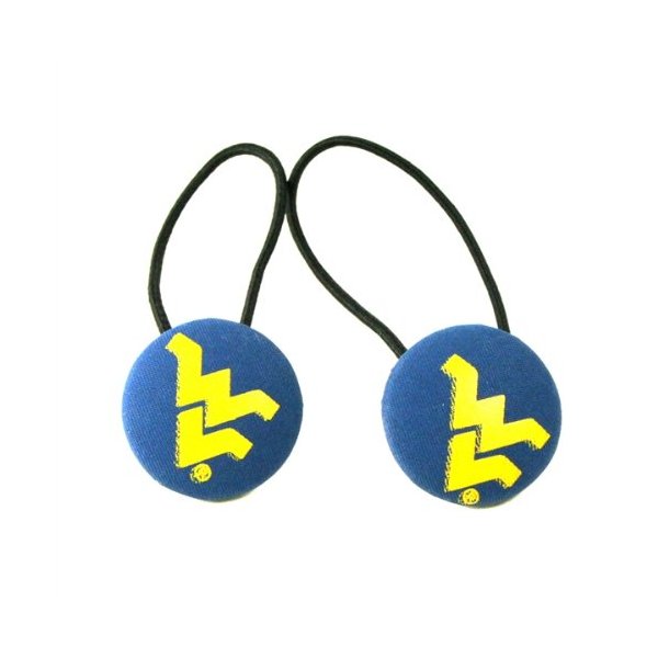 NCAA West Virginia Mountaineers Ladies Hair Ponytail Holder