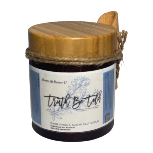 Dead Sea Salt Exfoliating Scrub Body Scrub Exfoliation Great for Scars, Chicken Skin, Cellulite, Stretch Marks for Men & Women (Warm Vanilla Sugar, 8 oz.)