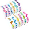 KELENO 12 Pcs Kids Bracelet for Girls Toddler Jewelry Dinosaur Party Favors Supplies Friendship Bracelets Adjustable Pretend Play Boy Princess Dino Goodie Bag Classroom Reward