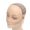 YANTAISIYU Full Lace Wig Cap Wig Base with Adjustable Strap Hairnet Cap for Making Wig Caps (Brown S 21inch)