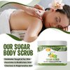 SPA REDI Sugar Scrub Lemon and Lime - Moisturizing and Exfoliating Body Scrub, Face, Hand, Foot Scrub body exfoliator for Nourishing, Glow, Polish, Smooth and Fresh Skin 16 Oz